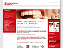 Tablet Screenshot of implantat-wissen.de